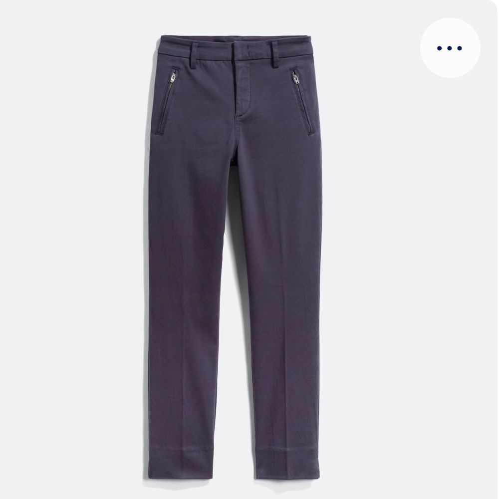 Level 99 Navy Crop Trousers
